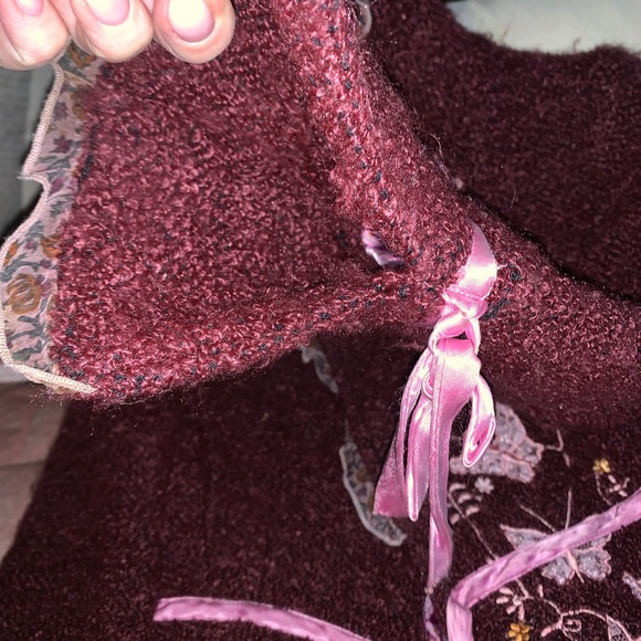 Vintage Shepra Jacket with Pink Ribbon Accents - Picture 8 of 10